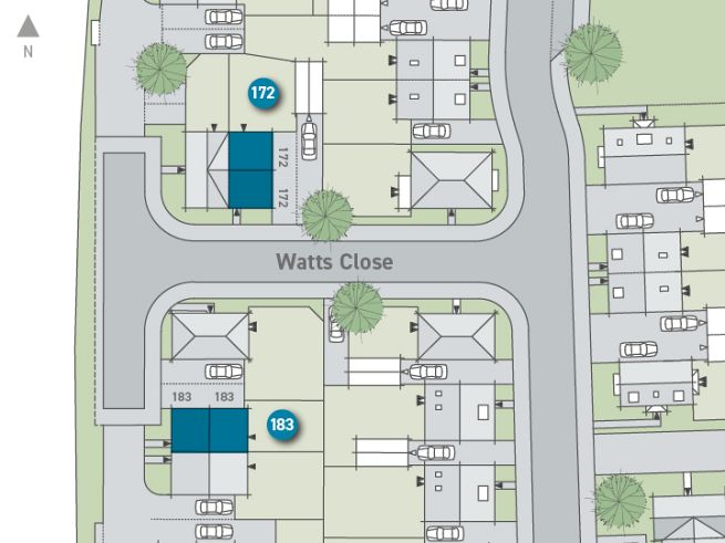 Site plan - artist's impression subject to change